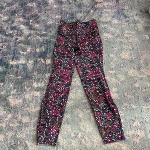 lululemon athletica Floral Patterned Leggings - Multicolor